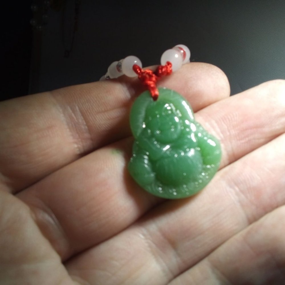 Stone Jewelry Pendant Chinese Japanese Buddha